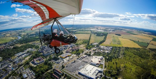 Lot Motolotnią dla Dwojga (30min) | Gorzów Wielkopolski -prezent dla pary _P