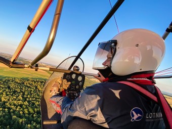 Lot Motolotnią dla Dwojga z Filmowaniem (60min) - Prezent dla Pary_P