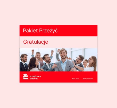 Pakiet Przeżyć "Gratulacje"