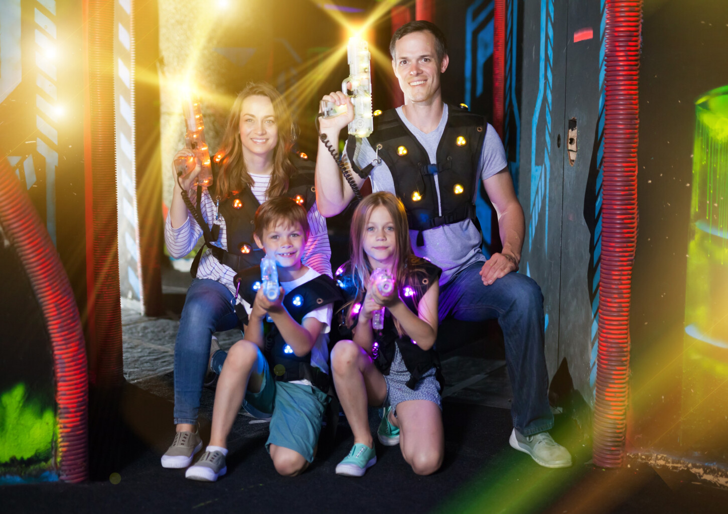 Paintball Laserowy dla Czterech Osób | 60 minut |  Białystok