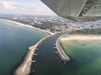 Lot Widokowy nad Morzem Bałtyckim - prezent na imieniny - p