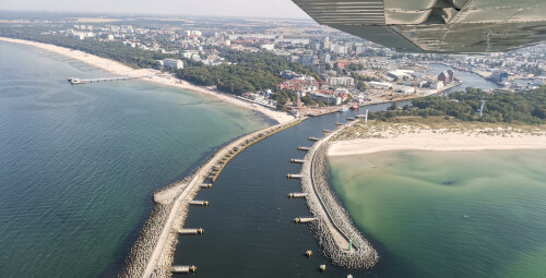 Lot Widokowy nad Morzem Bałtyckim - prezent na imieniny - p