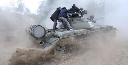 Przejażdżka Czołgiem T-55A_Prezent dla Brata_P