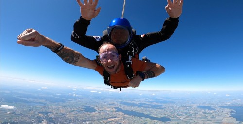 Skok ze Spadochronem Standard z Filmowaniem Selfie | Ostrów Wielkopolski-Prezent na Święta_P