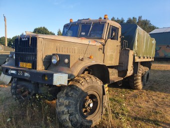 Poprowadź Wojskową Ciężarówkę KrAZ | Koszalin (okolice) - prezent dla znajomego _P