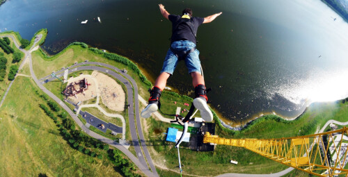 Skok na Bungee | Poznań | Bungee Poznań | - prezent na urodziny_P