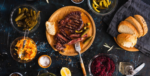 Stek w Amerykańskim Stylu dla Dwojga | Gorzów Wielkopolski | Tarantino Grill Bar And Cafe | - prezent dla niej_SS