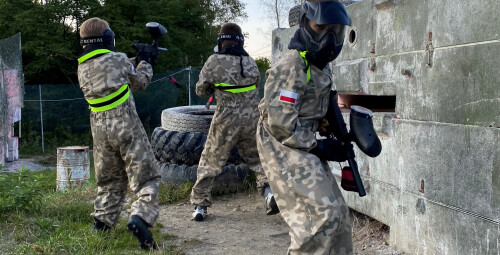 Poznaj Paintball dla Przyjaciół (4 osoby) | Kraków | Jednostka Paintballowa Kraków-Zakrzówek | - prezent na imieniny_SS