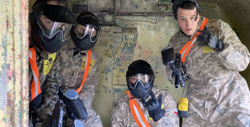 Poznaj Paintball dla Przyjaciół (8 osób) | Kraków | Jednostka Paintballowa Kraków-Zakrzówek |- prezent na imieniny_PP