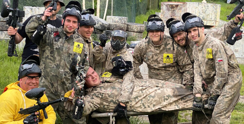 Poznaj Paintball dla Przyjaciół (12 osób) | Kraków | Jednostka Paintballowa Kraków-Zakrzówek | - prezent dla znajomych_PP