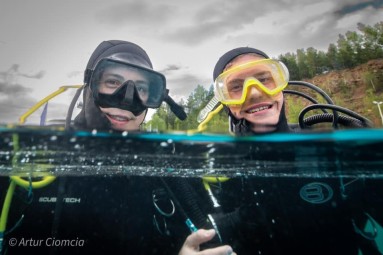 Nurkowanie w Zalanym Kamieniołomie dla Dwojga | Jaworzno | Art of Dive |- pomysł na imprezę_P