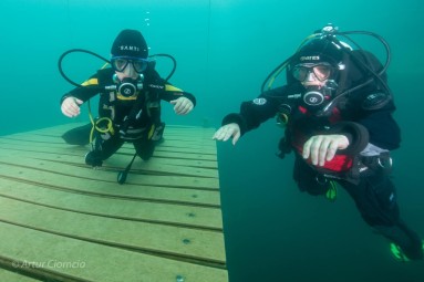 Nurkowanie w Zalanym Kamieniołomie dla Dwojga | Jaworzno | Art of Dive |- prezent dla chłopaka_P