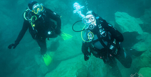 Nurkowanie w Zalanym Kamieniołomie dla Dwojga | Jaworzno | Art of Dive |- pomysł na imprezę_P