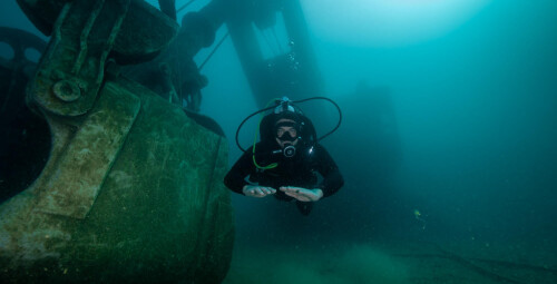 Nurkowanie w Zalanym Kamieniołomie dla Dwojga | Jaworzno | Art of Dive |- prezent dla dziewczyny_P