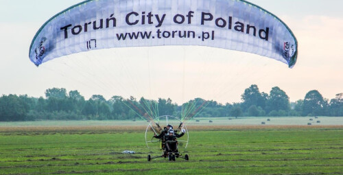 Lot Motoparalotnią z Filmowaniem (30 minut) | Toruń (okolice) - prezent na święta_P