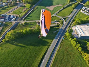 Lot Motoparalotnią z Filmowaniem dla Dwojga - prezent dla niego_S