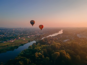 Lot Balonem - prezent na Święta_S