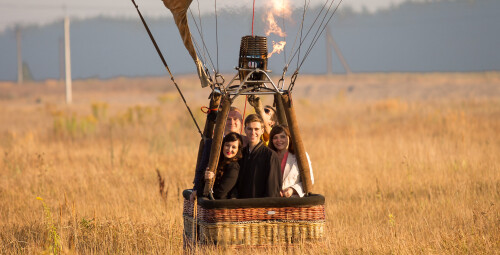 Lot Balonem dla Dwojga - prezent dla Dziadków_S