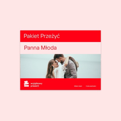 Pakiet Przeżyć "Panna Młoda"