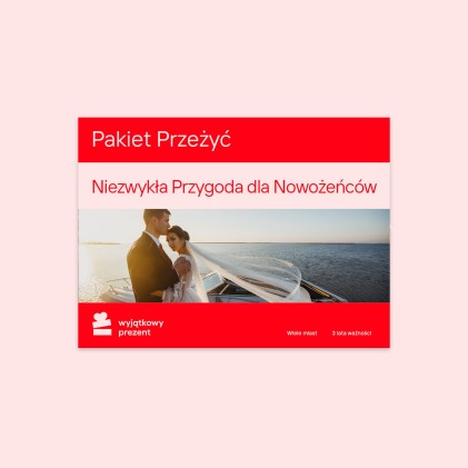 Pakiet Przeżyć "Niezwykła Przygoda dla Nowożeńców" 
