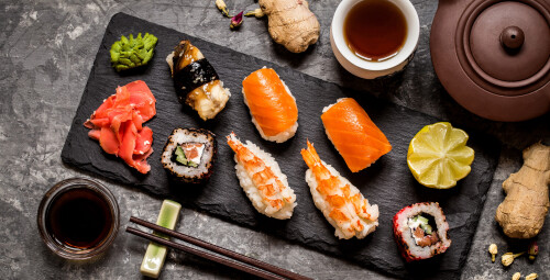 Japońska Degustacja Sushi dla Dwojga | Dąbrowa Górnicza - Prezent dla Pary _SS