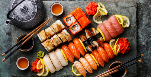 Japońska Degustacja Sushi dla Dwojga | Dąbrowa Górnicza - Prezent dla żony_ SS
