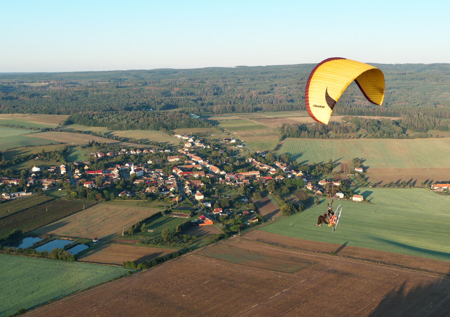 Lot Motoparalotnią z Filmowaniem (10 minut) | Zielona-Góra (okolice)
