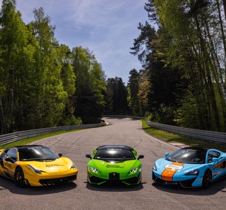 Pojedynek McLaren 570GT vs. Lamborghini Huracan vs. Ferrari 458 Italia | Wiele Lokalizacji