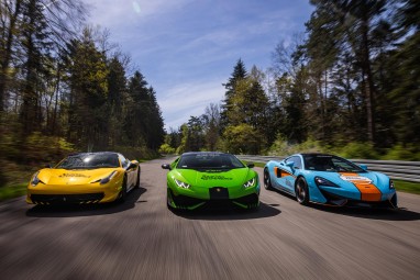 Pojedynek McLaren 570GT vs. Lamborghini Huracan vs. Ferrari 458 Italia | Wiele Lokalizacji-Prezent dla Kobiety_P