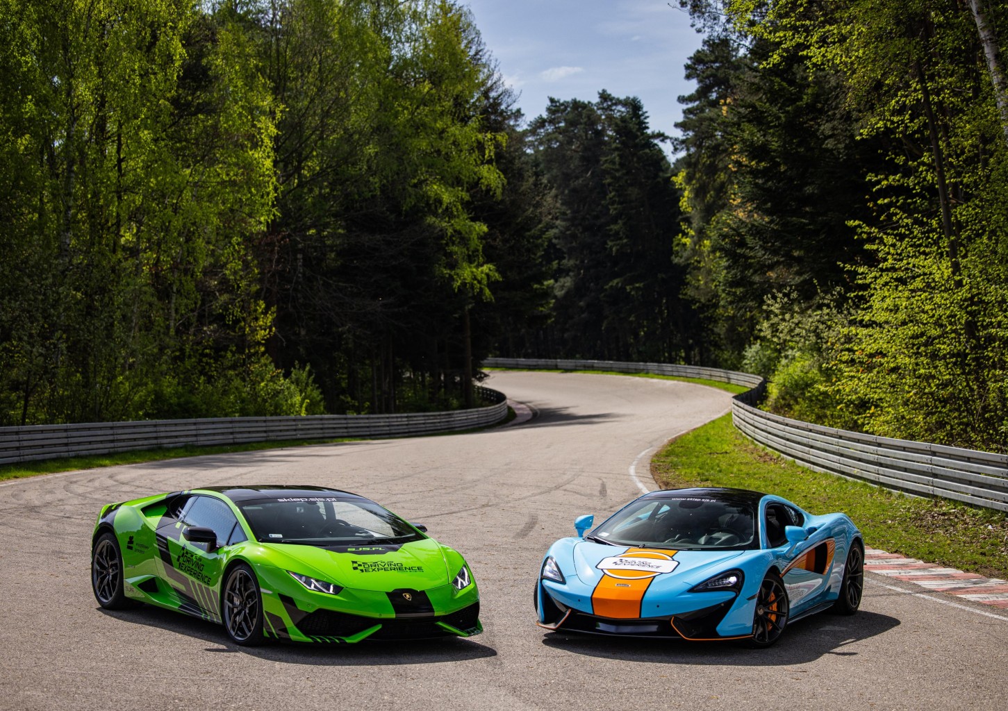Pojedynek McLaren 570GT vs. Lamborghini Huracan | Wiele Lokalizacji