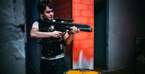 Paintball Laserowy dla Przyjaciół (10 osób) | Bielsko-Biała-Prezent dla rodziców_PP
