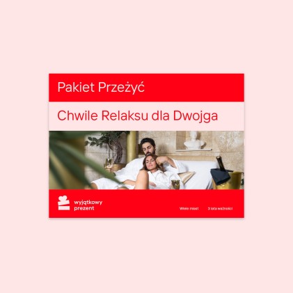 Pakiet Przeżyć "Chwile Relaksu dla Dwojga"