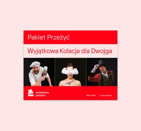 Pakiet Przeżyć "Wyjątkowa Kolacja dla Dwojga"