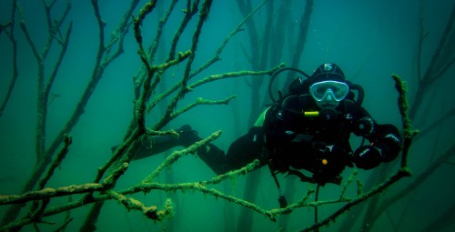 Nurkowanie w Podwodnym Kamieniołomie dla Dwojga | Ślesin | Prezent dla Przyjaciół_P