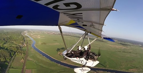 Lot Motolotnią z Filmowaniem dla Dwojga (20 minut) | Gorzów Wielkopolski (okolice) | Prezent na Urodziny_P