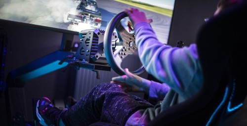 Jazda w Symulatorze Wyścigowym dla Dwojga | Rzeszów-Prezent dla Kuzyna_P