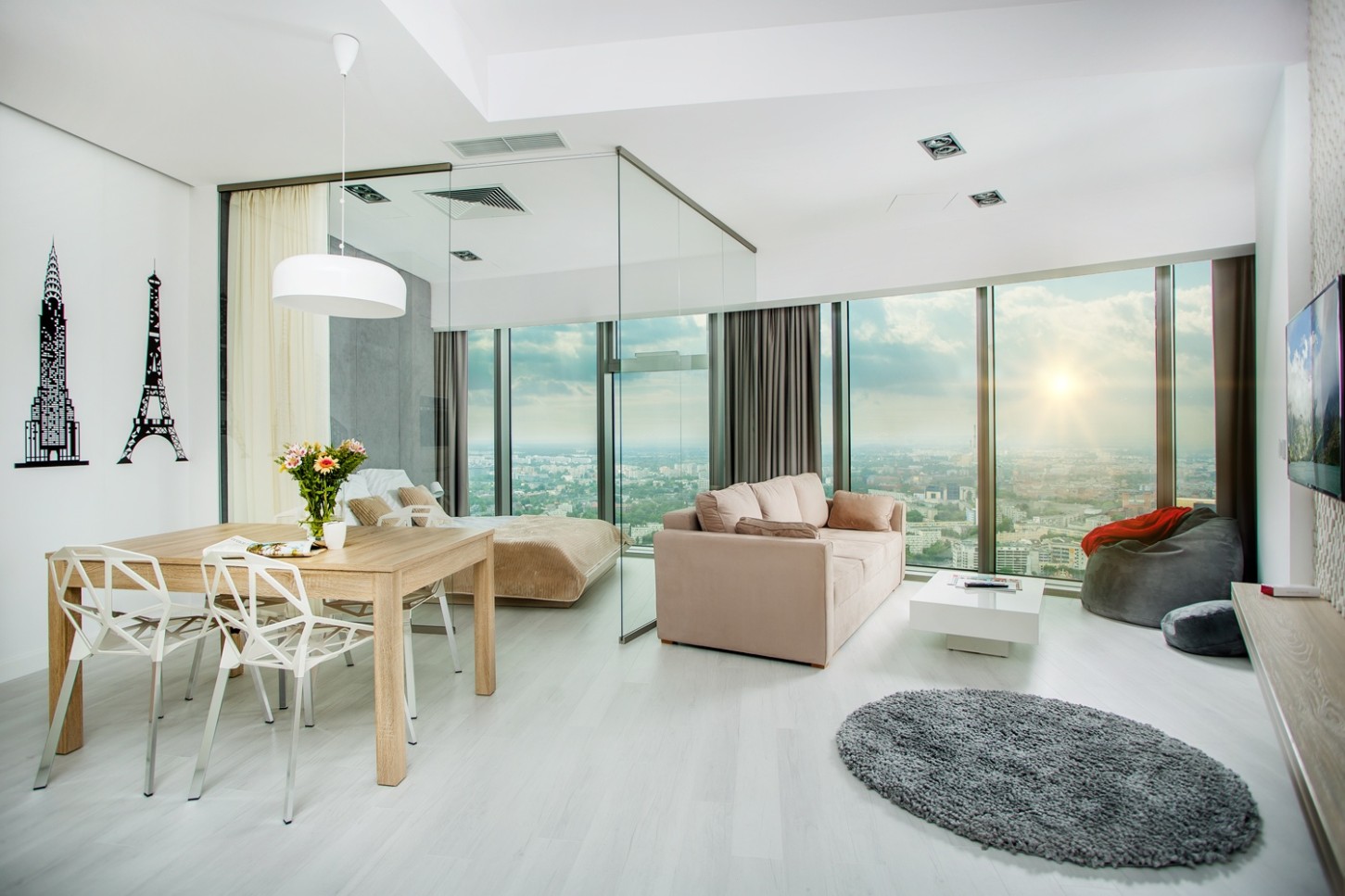 Luksusowy Pobyt (1 Noc, 2 Osoby) | Apartamenty Sky Tower | Wrocław