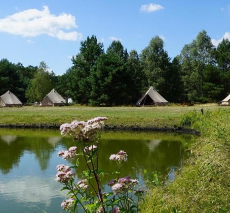 Relaksujący Pobyt w Namiocie "Bell" (2 Noce, 2 Osoby) | Glamping Kwiejcówka | Kwiejce