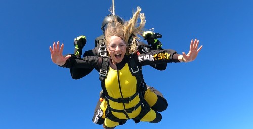 Skok ze Spadochronem z Podwójnym Filmowaniem | Kraków - Prezent dla Siostry _PP