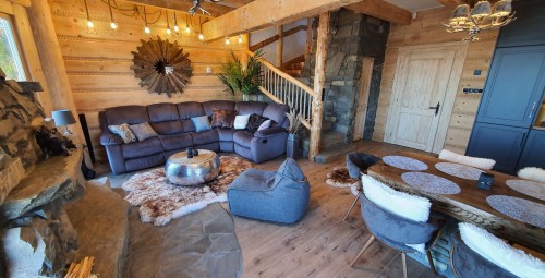 Odprężający Pobyt w Domku Jaworzyna (2 Noce, 8 Osób) | Osada Jaworzyny | Zawadka - Prezent dla Znajomych _P