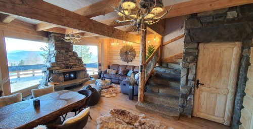 Odprężający Pobyt w Domku Jaworzyna (2 Noce, 8 Osób) | Osada Jaworzyny | Zawadka - Prezent na Rocznicę _P