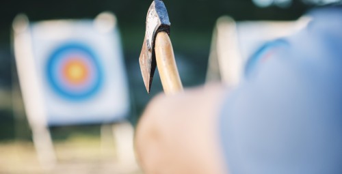 Rzucanie Siekierami do Celu dla Znajomych | Gdańsk | Prezent dla Znajomego_S