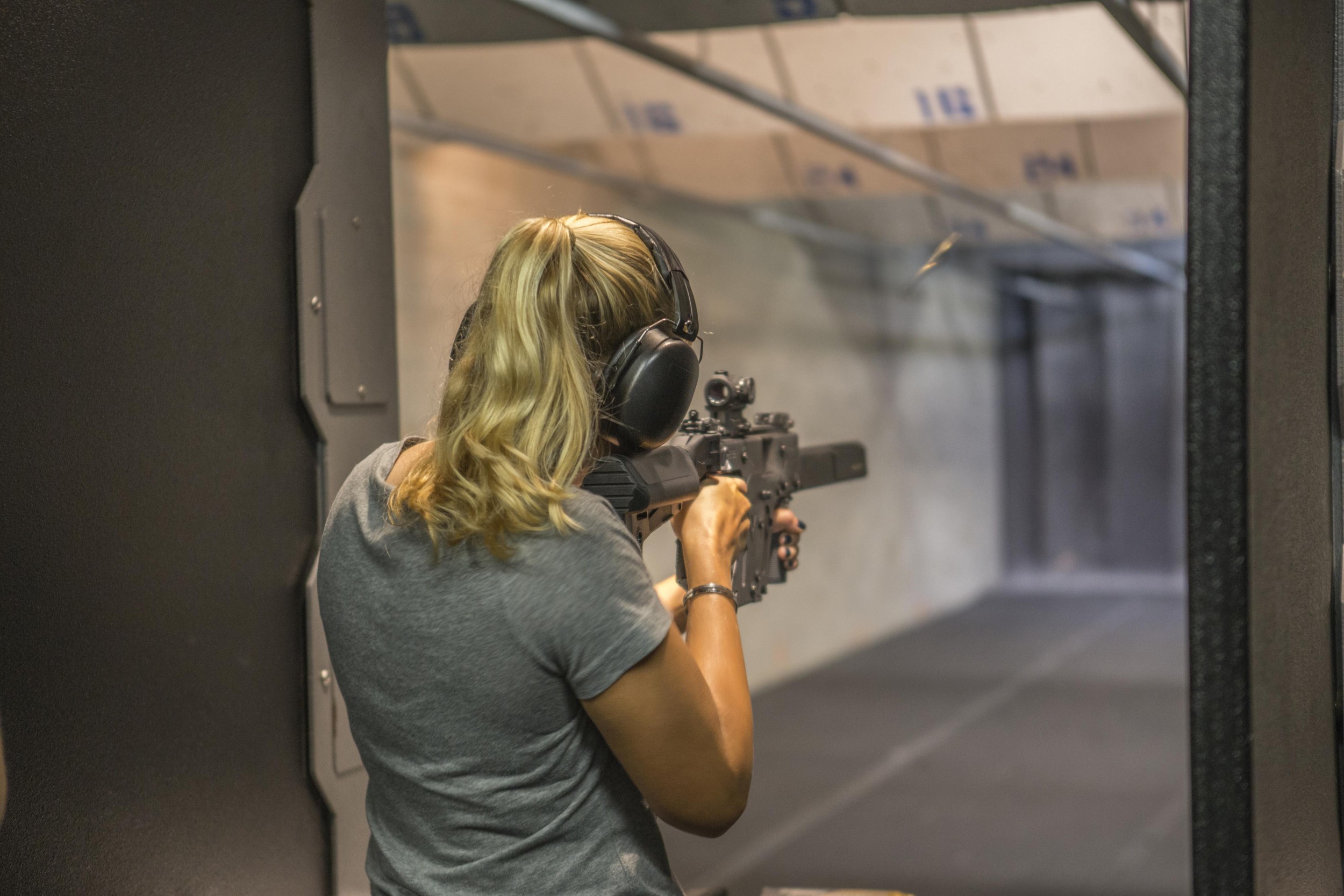 Shooting Guns Topless