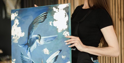 Warsztaty Malowania na Obrazie dla Dwojga | Gdańsk-Prezent dla Siostry_P