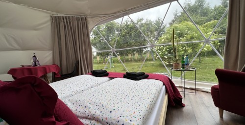 Odprężający Glamping (2 Noce, 2 Osoby) | Glamping Stacja Zieleniec | Nałęczów-Prezent dla Ukochanej_P