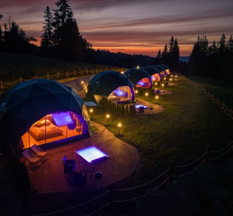 Relaksujący Glamping (1 Noc, 2 Osoby) | Peak Glamp | Poronin