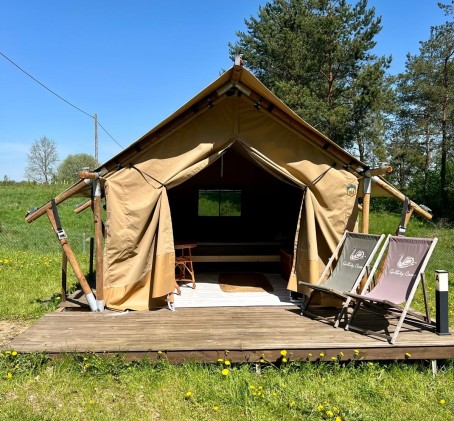 Odprężający Pobyt w Namiocie (2 Noce, 2 Osoby) | Gulbity Camp | Gulbity