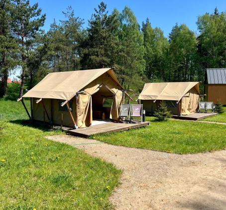 Odprężający Pobyt w Namiocie (5 Nocy, 2 Osoby) | Gulbity Camp | Gulbity