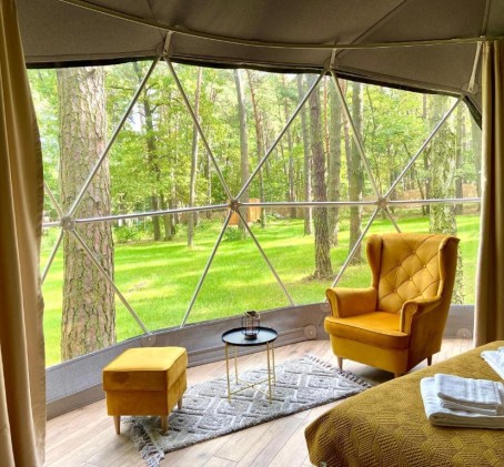 Rekreacyjny Glamping (2 Noce, 1-4 Osoby) | Planeta Glamping | Zalesie Górne