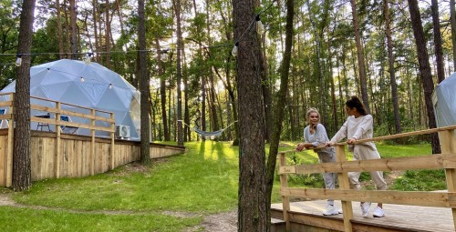 Rekreacyjny Glamping (1 Noc, 6 Osób) | Planeta Glamping | Prezent dla Pary_P